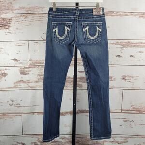 True Religion Rainbow Gina Boot Cut Jeans Size 27
